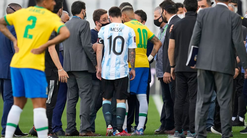 Treffen sich nicht mehr im Rahmen der WM-Qualifikation: Argentiniens Messi und Brasiliens Neymar.