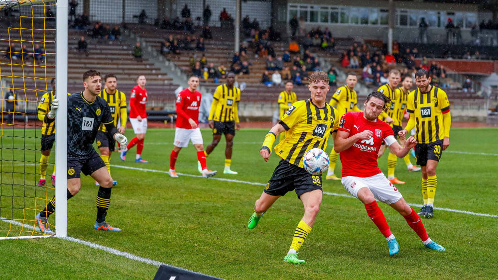 Das Duell zwischen Dortmund II und dem Halleschen FC fand keinen Sieger.&nbsp;