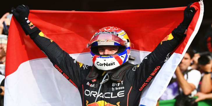 Eine Klasse für sich: Max Verstappen gewann auch in seiner Heimat.