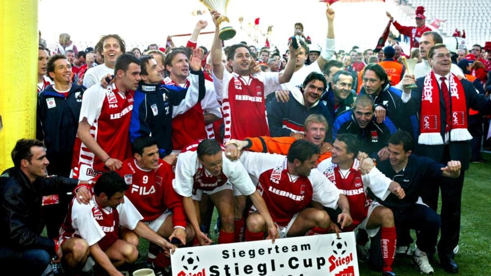 Mario Majstorovic feierte im Jahr 2004 mit dem GAK nach drei wilden Partynächten auch den Sieg im Stiegl-Cup.