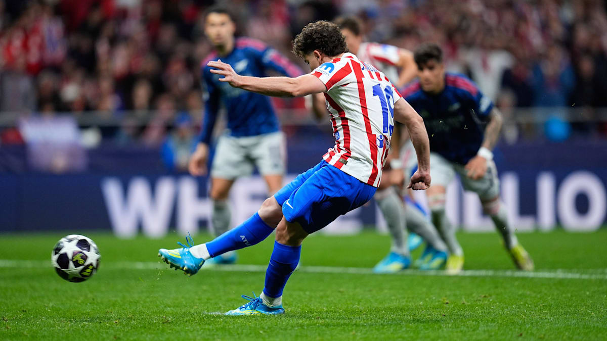 Zwei Elfmeter und ein strittiger VAR-Check: Packendes Remis zwischen Atletico und Arsenal