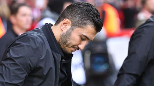 War vor allem in der ersten Hälfte mit dem Spiel seines Teams nicht zufrieden: BVB-Coach Nuri Sahin.