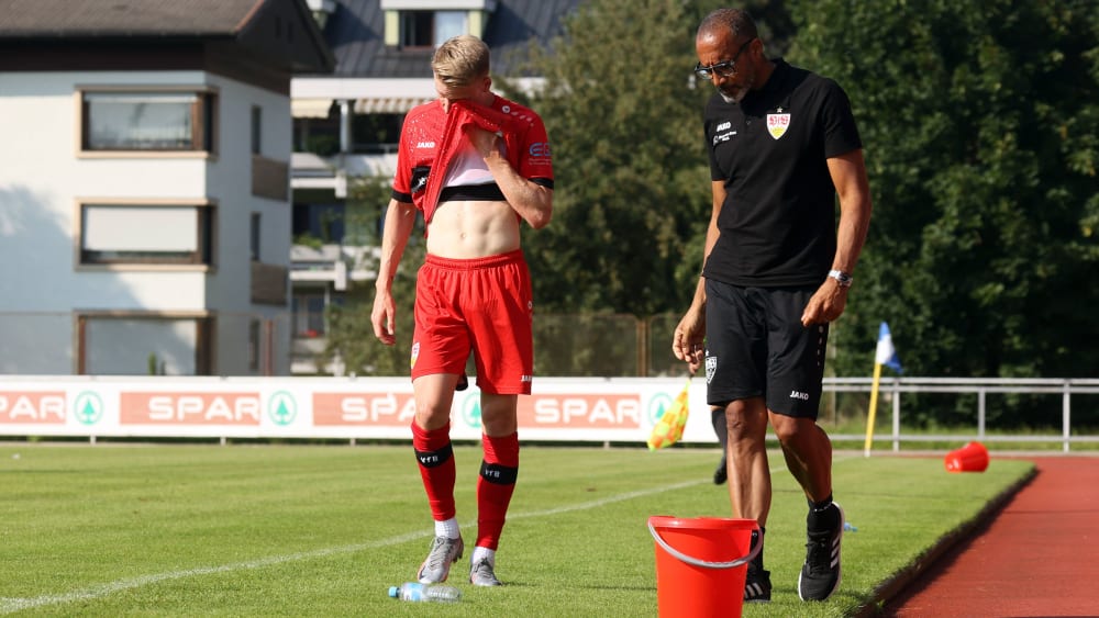 Nach dem Schlüsselbeinbruch im Testspiel gegen Bielefeld bereits operiert: Neuzugang Chris Führich.