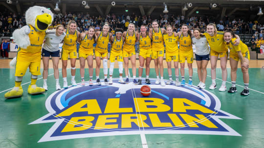 Die Frauen von Alba Berlin schlossen die Regular Season auf Platz 1 ab.