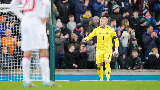 Sein Auftritt sorgte für Kritik in der Heimat: Kapitän Kasper Schmeichel.