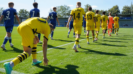 Ein Tag zum Vergessen: Die U 19 des BVB ging Anfang September im DFB-Pokal in Hoffenheim unter.