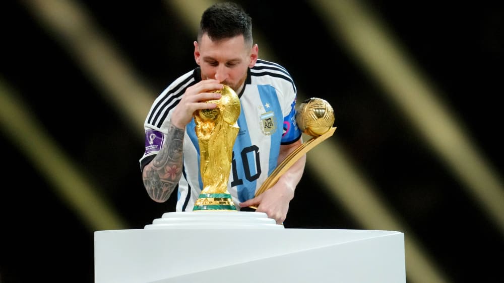 Bester Spieler der Winter-WM 2022 in Katar - und endlich auch Weltmeister: Lionel "La Pulga" Messi.