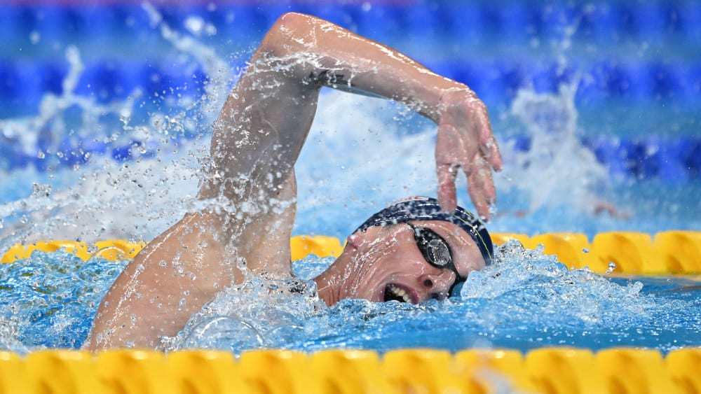Versöhnlicher Abschluss: Florian Wellbrock gewann am letzten Wettkampftag der Schwimm-WM doch noch Edelmetall.