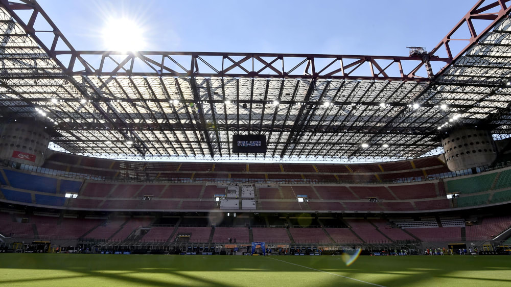 Wie hier in Mailand wird es in der kommenden Zeit &#252;berall in Italien keine Zuschauer im Stadion geben.
