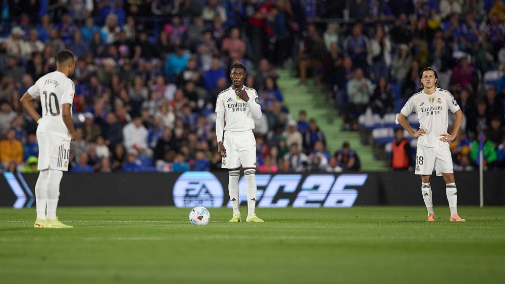 Auch die Profis von Real Madrid beteiligten sich am Protest gegen die Verlegung eines La-Liga-Spiels nach Miami.