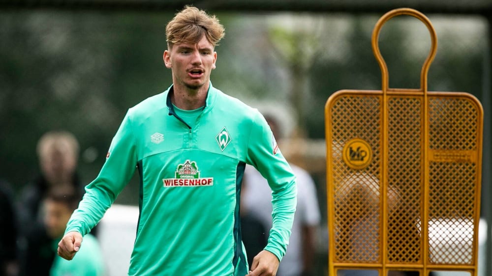 Bremens Nick Woltemade soll in Elversberg Spielpraxis sammeln.