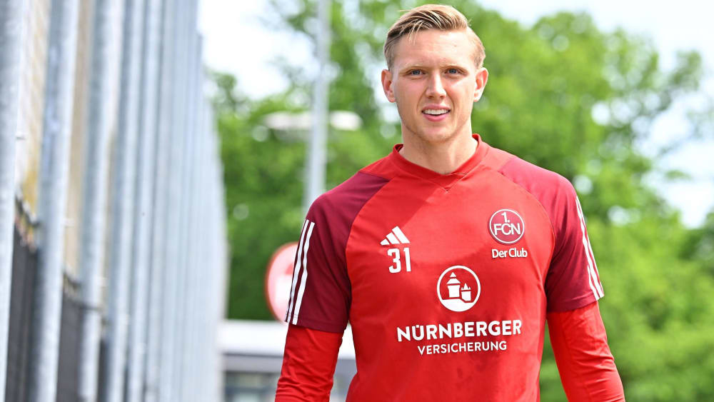 Jan Reichert wird am Sonntag sein Profidebüt für den 1. FC Nürnberg feiern.