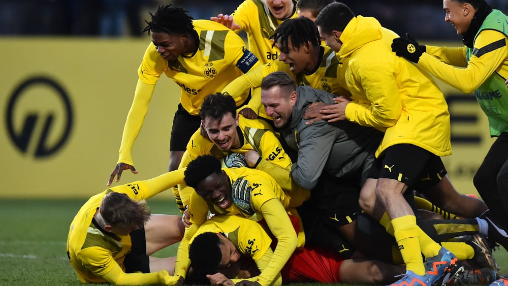 Grenzenlos war der Dortmunder Jubel nach dem überraschenden Sieg gegen PSG.