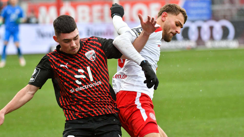 Intensive Zweikämpfe waren beim Spiel zwischen Ingolstadt und Essen an der Tagesordnung.