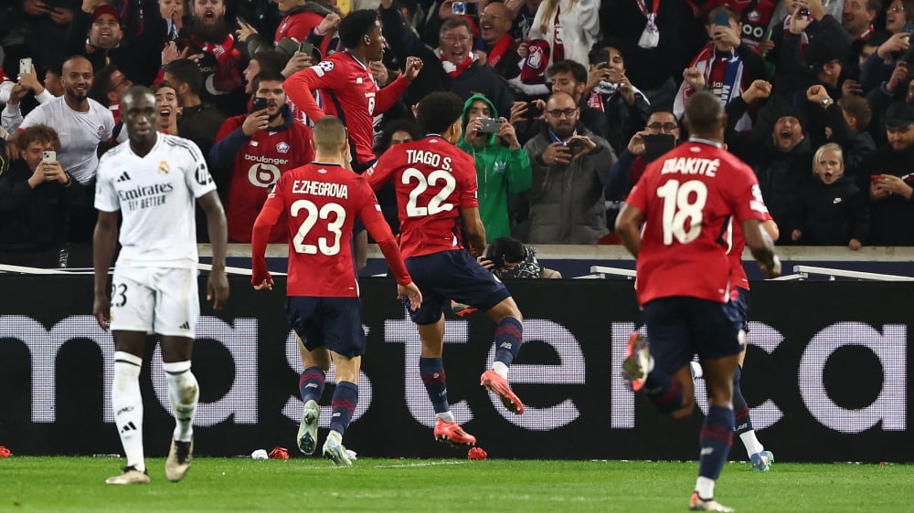 Lille feierte einen Heimsieg gegen Real Madrid.