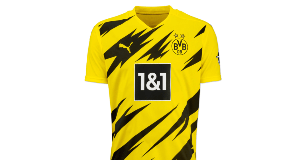 Schwarze Blitze: Das neue Heimtrikot von Borussia Dortmund.