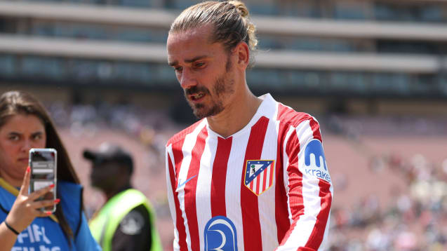 Niedergeschlagener Atletico-Torschütze: Antoine Griezmann.