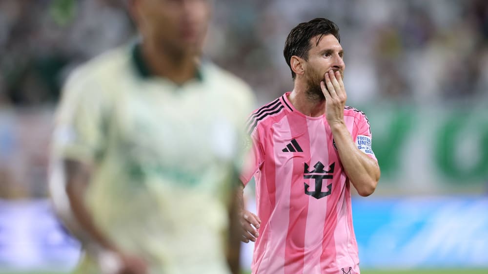  Lionel Messi und Inter Miami gegen Palmeiras.