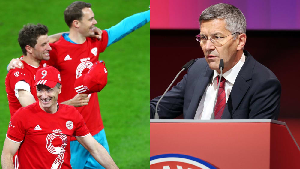 Dass Müller, Lewandowski und Neuer nur noch bis 2023 unter Vertrag stehen, beunruhigt Präsident Herbert Hainer nicht.