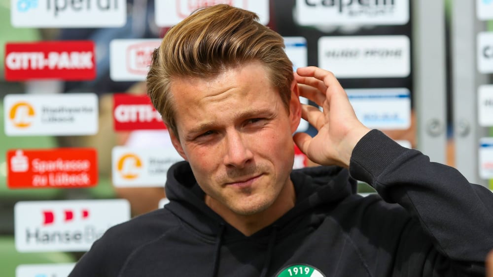 Führte den VfB Lübeck in die 3. Liga, die erforderliche Trainerlizenz für die neue Spielklasse fehlt Lukas Pfeiffer jedoch.&nbsp;