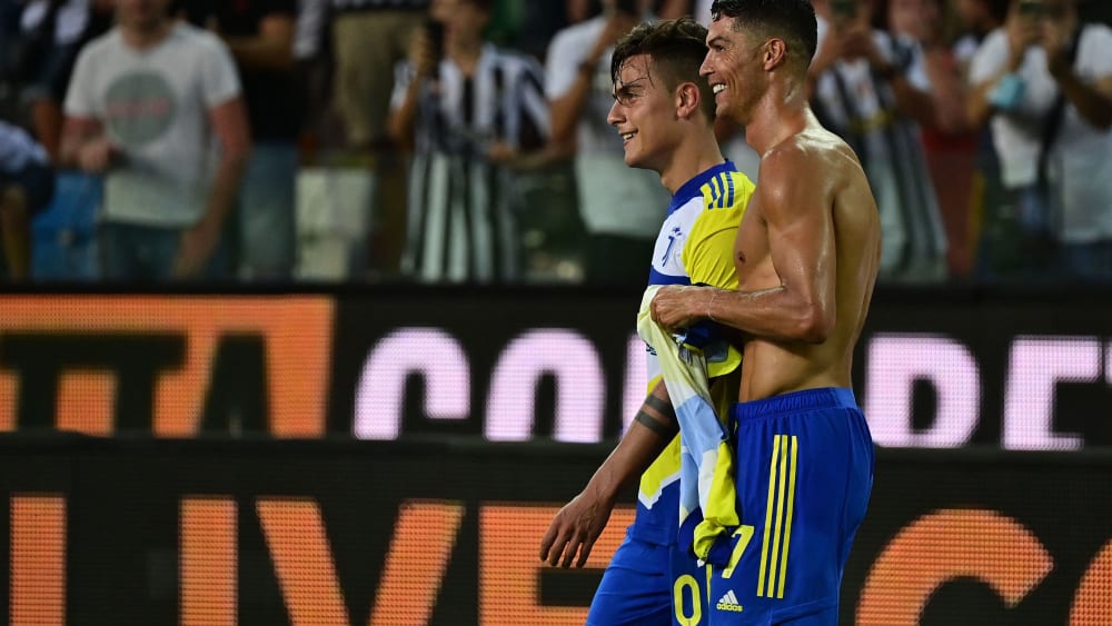Haben sich zu früh gefreut: Paulo Dybala und Cristiano Ronaldo haben mit Juventus nur 2:2 gespielt.