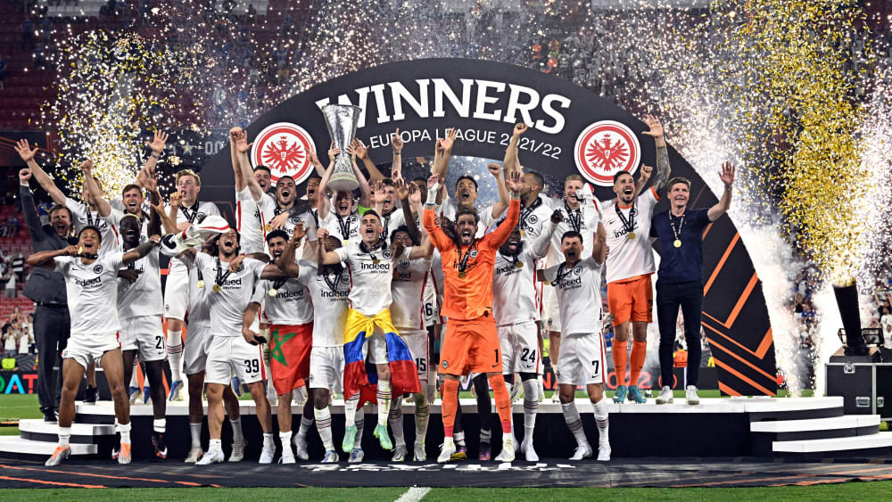 Frankfurt feiert: Die Eintracht hat die Europa League gewonnen.