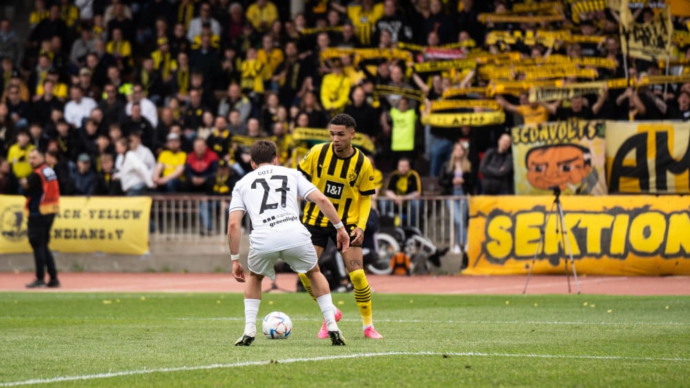 Im letzten Saison-Heimspiel fuhr der BVB II vor schöner Kulisse einen 1:0-Sieg ein.