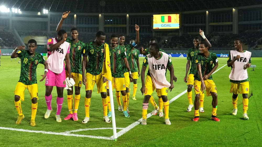 Tanz und großer Jubel: Mali triumphierte im Spiel um Platz 3 über Argentinien.
