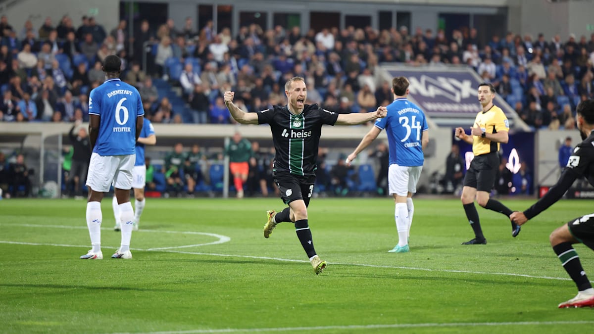 2. Liga: Hannover siegt in Darmstadt und ist Dritter