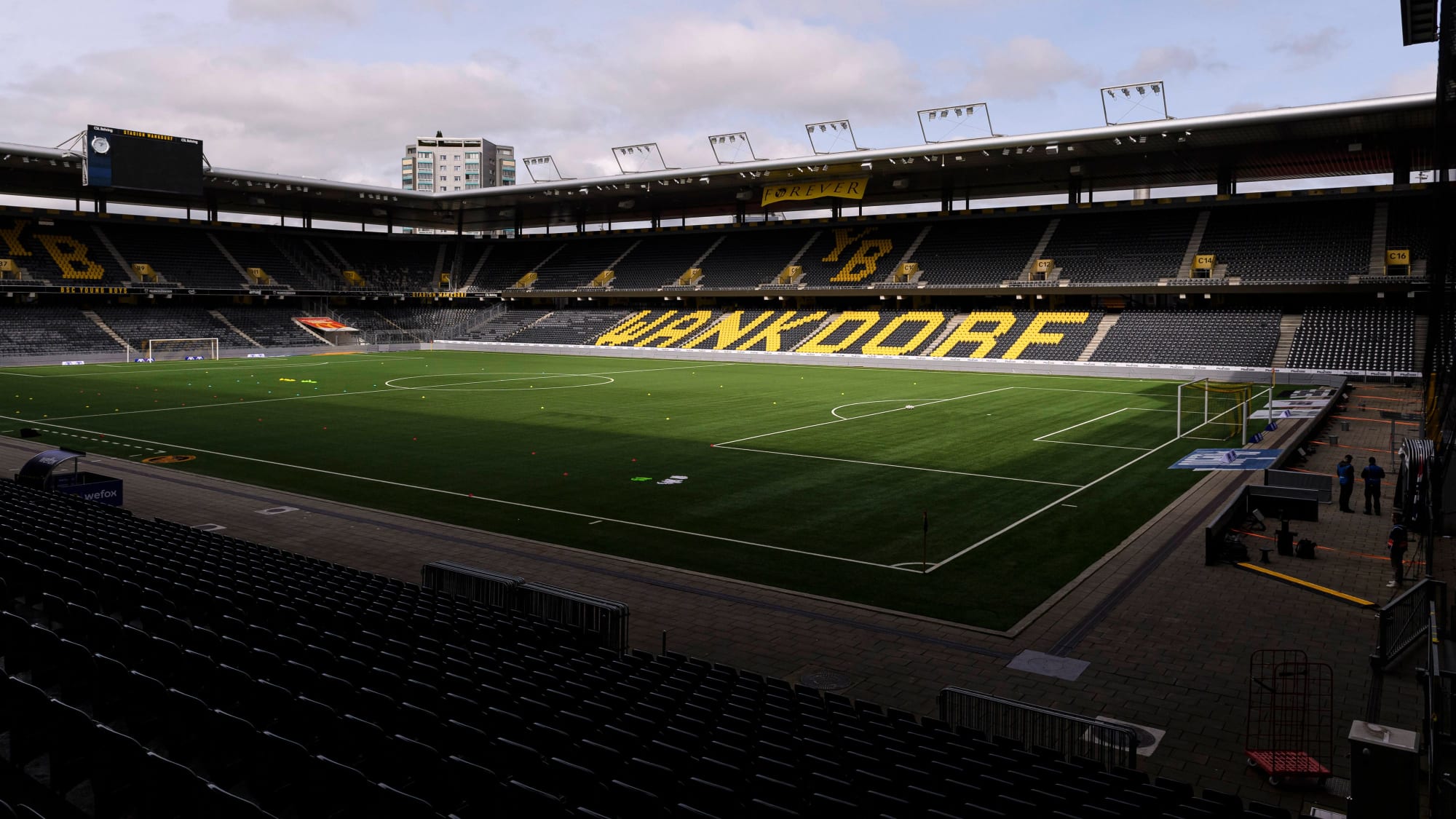 Innenansicht vom "Stadion Wankdorf"