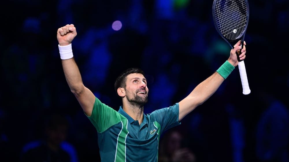 Glücklich über seine Leistung und den Finaleinzug: Novak Djokovic.