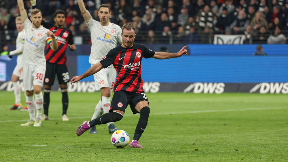 Erzielte jüngst gegen Mainz das goldene Tor des Spiels: Frankfurts Mario Götze.
