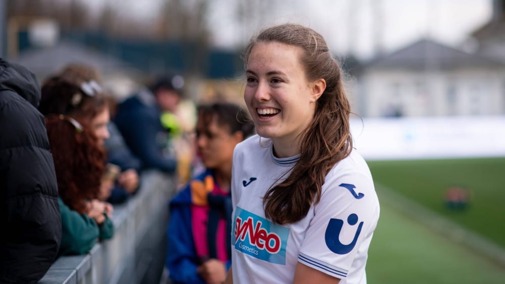 Bundesliga-Stammspielerin mit gerade einmal 18 Jahren: Mara Alber.