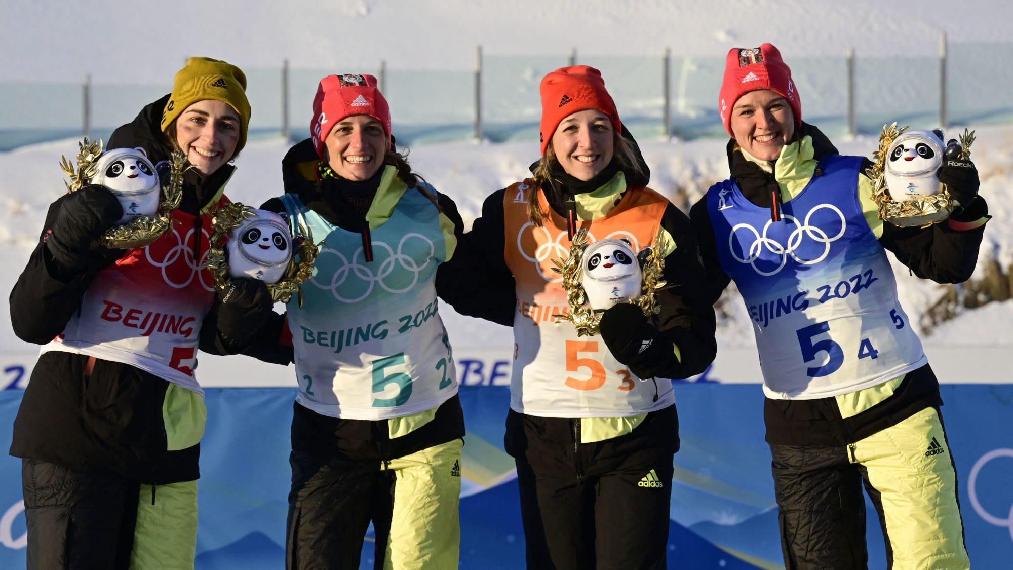 Vanessa Voigt, Vanessa Hinz, Franziska Preuß und Denise Herrmann