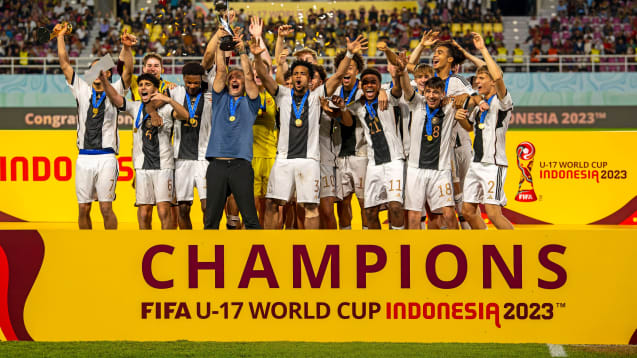 2023 wurde Deutschland U-17-Weltmeister.