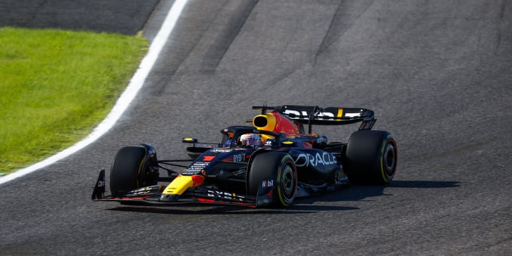 Max Verstappen im Red Bull.