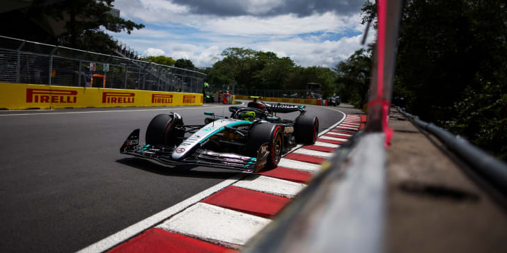 Lewis Hamilton im Mercedes.