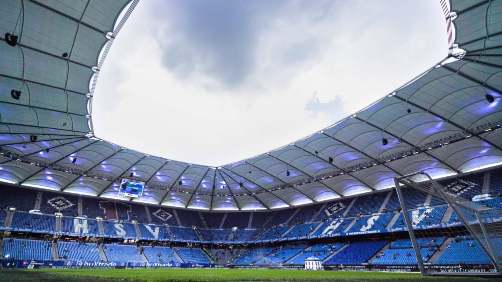 Wird fünf EM-Spiele beherbergen: das Volksparkstadion in Hamburg.