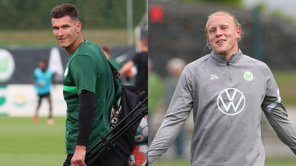 Pavao Pervan und Xaver Schlager (v.li.) melden sich beim VfL Wolfsburg zurück.