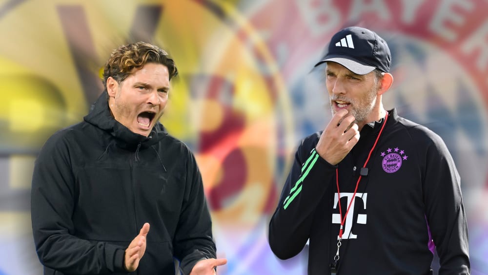 Wollen beide unbedingt ins Finale der Champions League: Edin Terzic (li.) und Thomas Tuchel.
