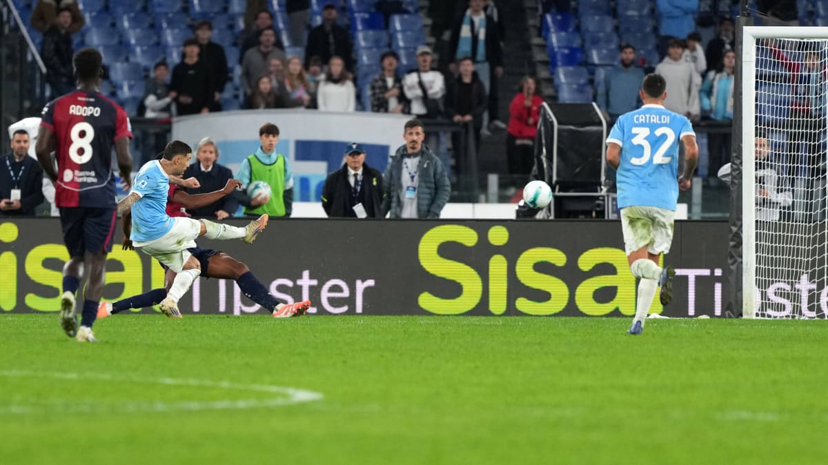 Lazio - Cagliari: Tor zum 2:0 durch Zaccagni in der 90.+1 Minute
