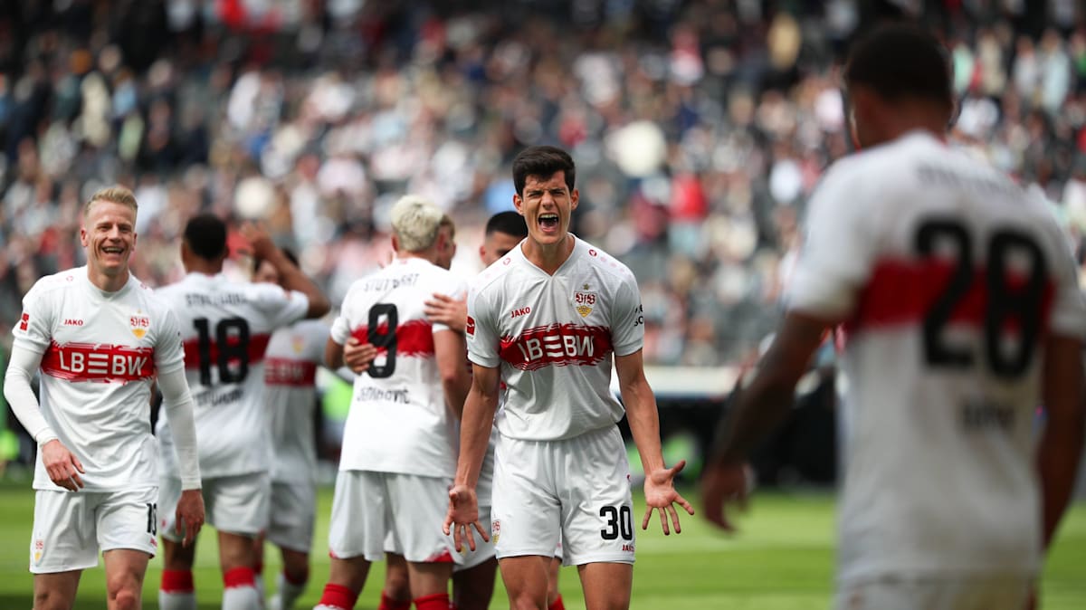 Stuttgart squandered a two-goal lead in Frankfurt - | and still qualified ...