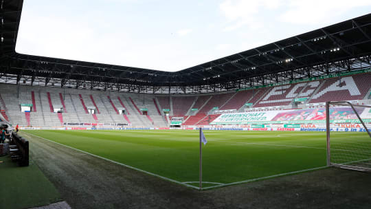 Die WWK-Arena: Hier empfängt der FC Augsburg ausnahmsweise den MTV Eintracht Celle.