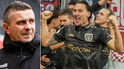 Petros Bagkalianis und Co. lassen zur Zeit in der Liga die Muskeln spielen. Mersad Selimbegovic freut's.