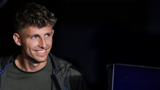 Freude über die Rückkehr in die Bundesliga: Wolfsburgs Jesper Lindström, Leihgabe aus Neapel.