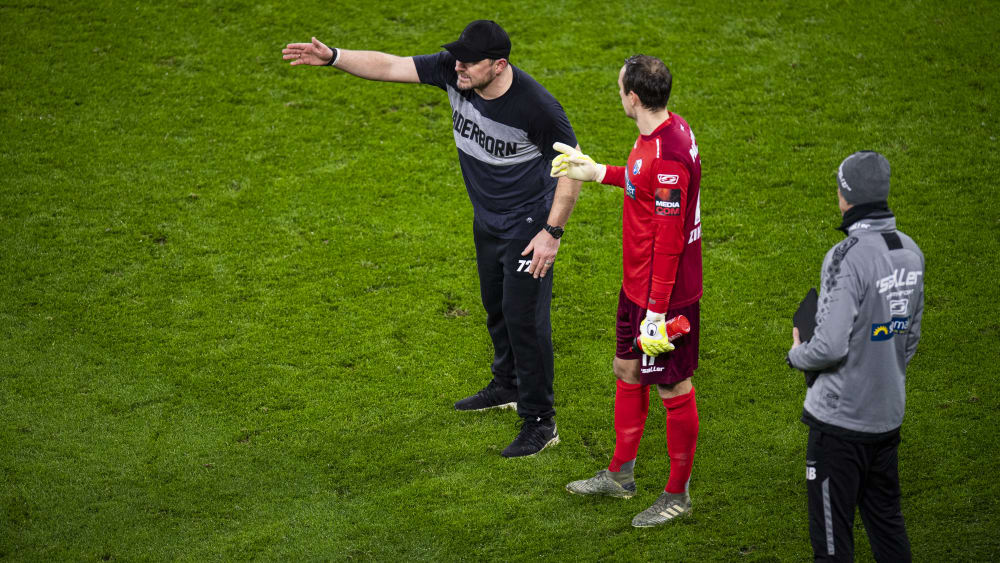 War am Dienstag kaum zu beruhigen: Paderborns Trainer Steffen Baumgart.