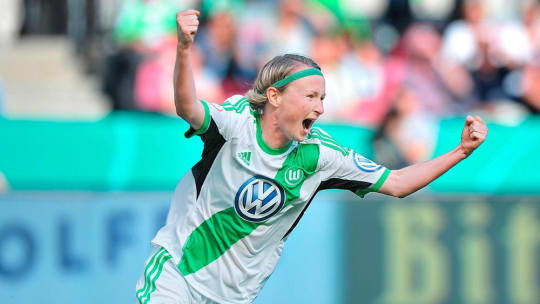 Torgefährlich: Von 2011 bis 2014 spielte Conny Pohlers beim VfL Wolfsburg.