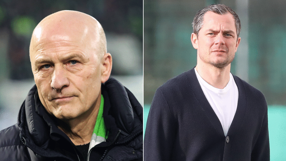 Knallharter Abschied mit warmen Worten: VfL-Aufsichtsrat Frank Witter (links) und Ex-VfL-Manager Marcel Schäfer.