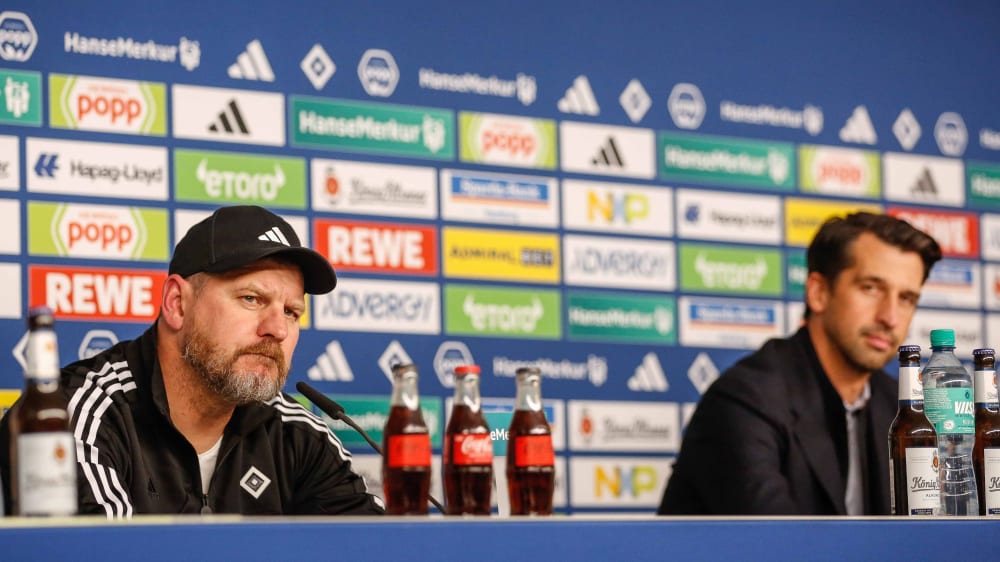 Schon 2019 schaffte er einmal den Aufstieg in die Bundesliga, damals mit dem SC Paderborn: der neue HSV-Trainer Steffen Baumgart (li.).