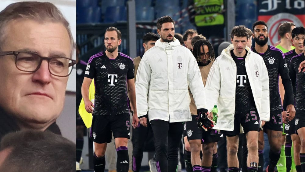 "Das haben wir uns anders vorgestellt": Jan-Christian Dreesen haderte mit dem Bayern-Auftritt in Rom - bleibt aber optimistisch vor dem Rückspiel.